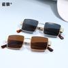 Box Sunglasses, Box Men'S And Women'S Tide Anti-Ultraviolet Arc De Triomphe Fashion Glasses, High-End Street Sunglasses