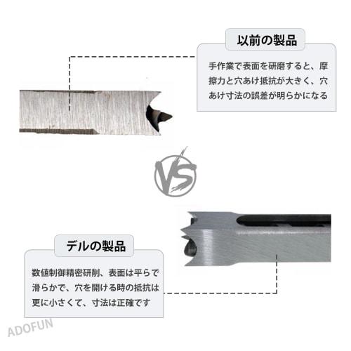 Square Hole Drill, Mortise Chisel Drill Bit, High Hardness Woodworking Drill Bit for Drilling Square Holes, High Carbon Steel, Power Tool (10mm)