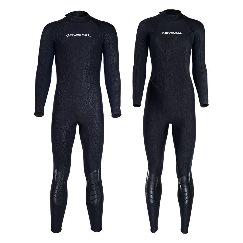 Warm Diving Suit 1.5mm One-piece Long-sleeved Cold-proof Snorkeling Surfing Swimming Wet