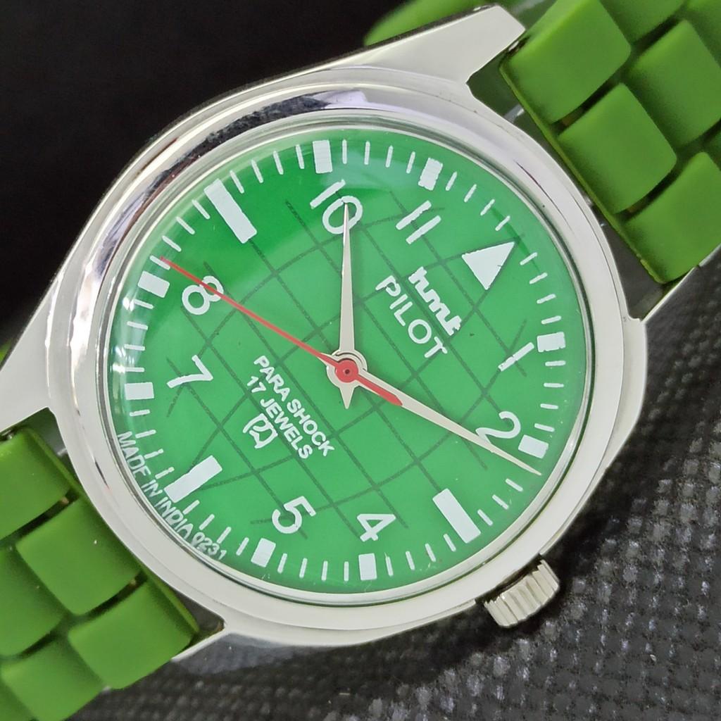 

USED HMT PILOT INDIAN MENS MECHANICAL WATCH a300440-1 Sku566b-a300440