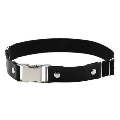 European & American Gothic Punk Adjustable PU Leather Thigh Garter with Simple Alloy Buckle