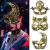 Männer Steampunk Phantom Ball Half Face Punk Kostüm Cosplay Maske Halloween Party Kostüm Requisiten
