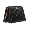 GUCCI GG Matelasse Leather Clutch Storage Bag Makeup Bag Small Women's Black 726047-UM8IG-1000
