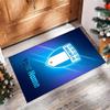 Malmö FF Printed Crystal Velvet Rug Non‑Slip Crystal Velvet Carpet For Sofa Bedroom Indoor Home Decoration