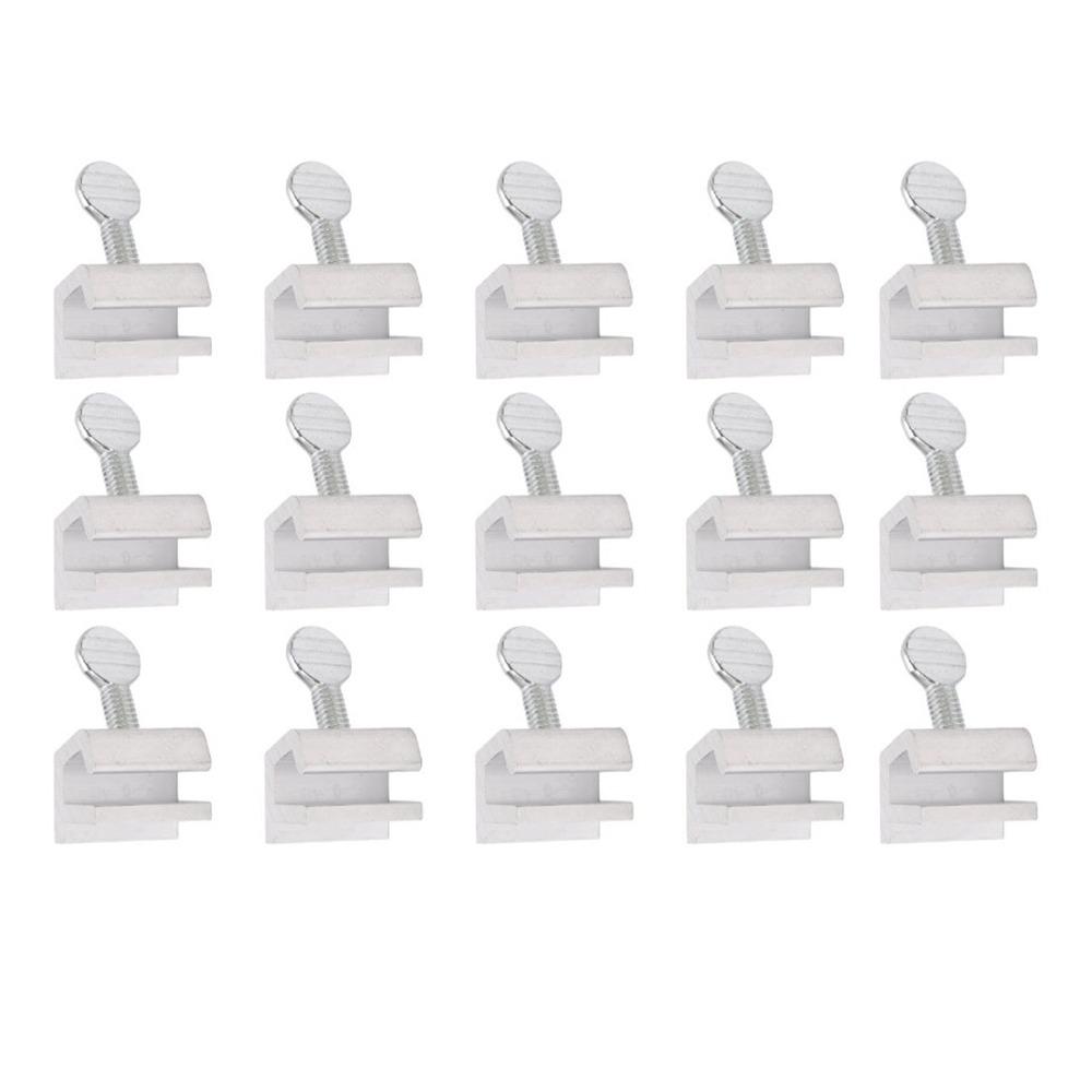 15pcs Adjustable Fit Door Window Lock Vertical Horizontal Security Door Lock Up Down Windows