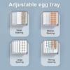 192/128/100/64 Eggs 3-in-1 Incubator Water Replenishment Adjustable Egg Tray Hatcher Machine Plastic Fully Automatic Temperature Control Incubator