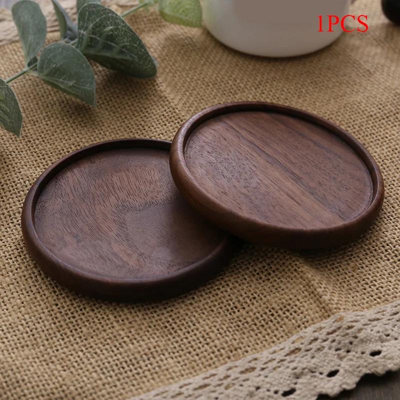 Durable Wood Coasters, Round Placemats, Heat Resistant Drink Mat, Table Pad, Coffee Cup Pad, Non-slip Mat, Insulation Pad