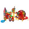 2025 Stained Glass Magnetic Tile Track & Ball Slide Building Set for Kids