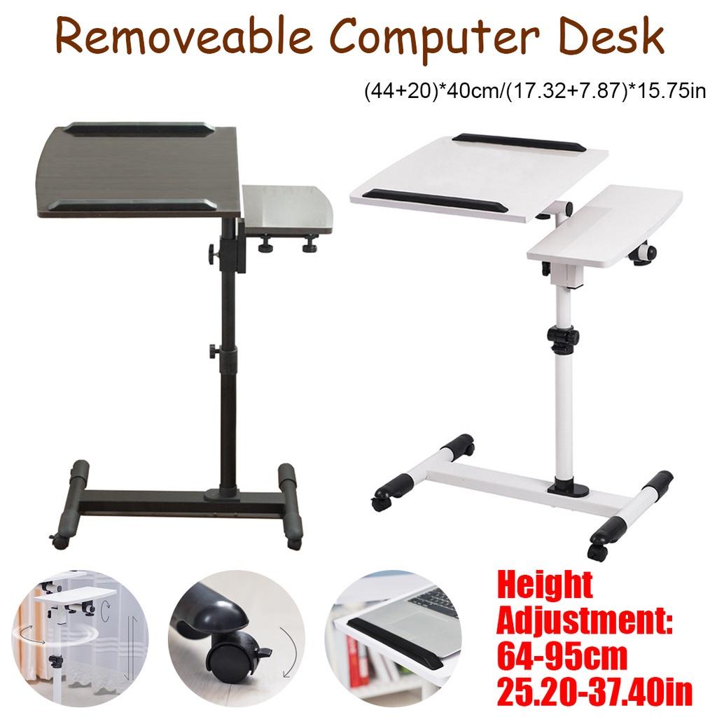 Can be Lifted Standing Desk Foldable Computer Table Adjustable Portable Laptop Rotate Laptop Bed Table