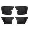4 pezzi/set Rivestimento Pannello Bracciolo Maniglia Porta Auto in Pelle Microfibra Per Skoda Fabia 2008 2009 2010 2011 2012 2012