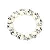 Wind Colored Skull Bracelet Men'S Acrylic Ghost Head Elastic Rope Bracelet Halloween Jewelry
