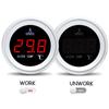 2'' 52mm Water Temperature Gauge 0-120℃ Car Digital Meter LED Display 9-36V with 1/8NPT Temperature Sensor Warning Alarm