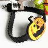 Cute Cartoon Pumpkin Bracelets 8 Pcs Halloween Bracelets, Adjustable Soft PVC Wrist Straps for Kids Adults, Comfortable Party Gifts Witch Trick