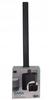 Toilet brush 365x65cm, freestanding or wall-mounted, Matte Black