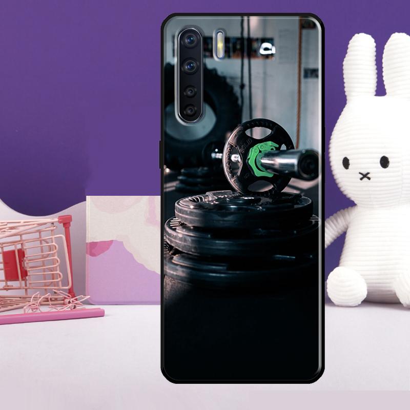 Bodybuilding Gym Fitness Case For Oppo A5 Pro A15 A17 A57 A77 A18 A38 A58 A78 A98 A94 A74 A54 A40 A60 A80 A16 A76 A96