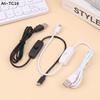USB Type-C Extension Cable With On Off Switch USB To Type C Extension Cable For USB Lamp USB Fan LED Strip Lamp Bulb Light