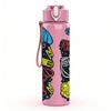 1PC Graffiti Skull Street Art Print 750ml Color Plastic Sports Water Bottle Leakproof Flip Straw Lid Suitable for Sports Office Home Use
