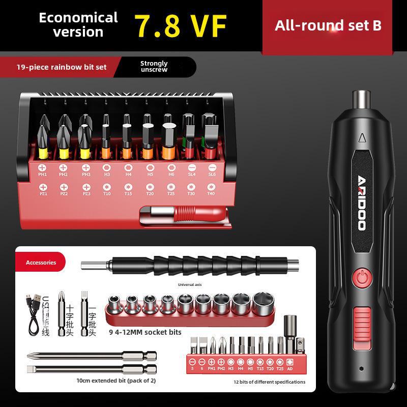 Set de șurubelnițe electrice germane multifuncționale reîncărcabile pentru uz casnic