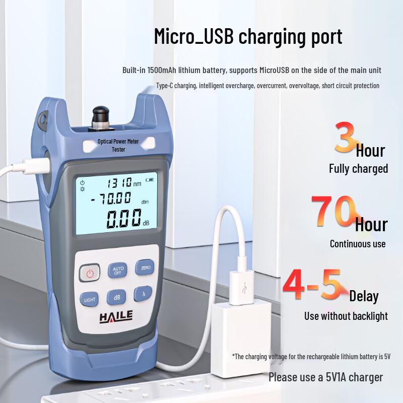 HAILE HJ-8502C Fiber Optic Power Meter