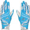 Adidas Baseball Slag Handschoenen Maat LBG504, 51, Medium, Blauw/Zilver (2313L), L,