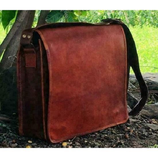 Vintage Laptop Messenger Briefcase Bag Satchel NEW Leather
