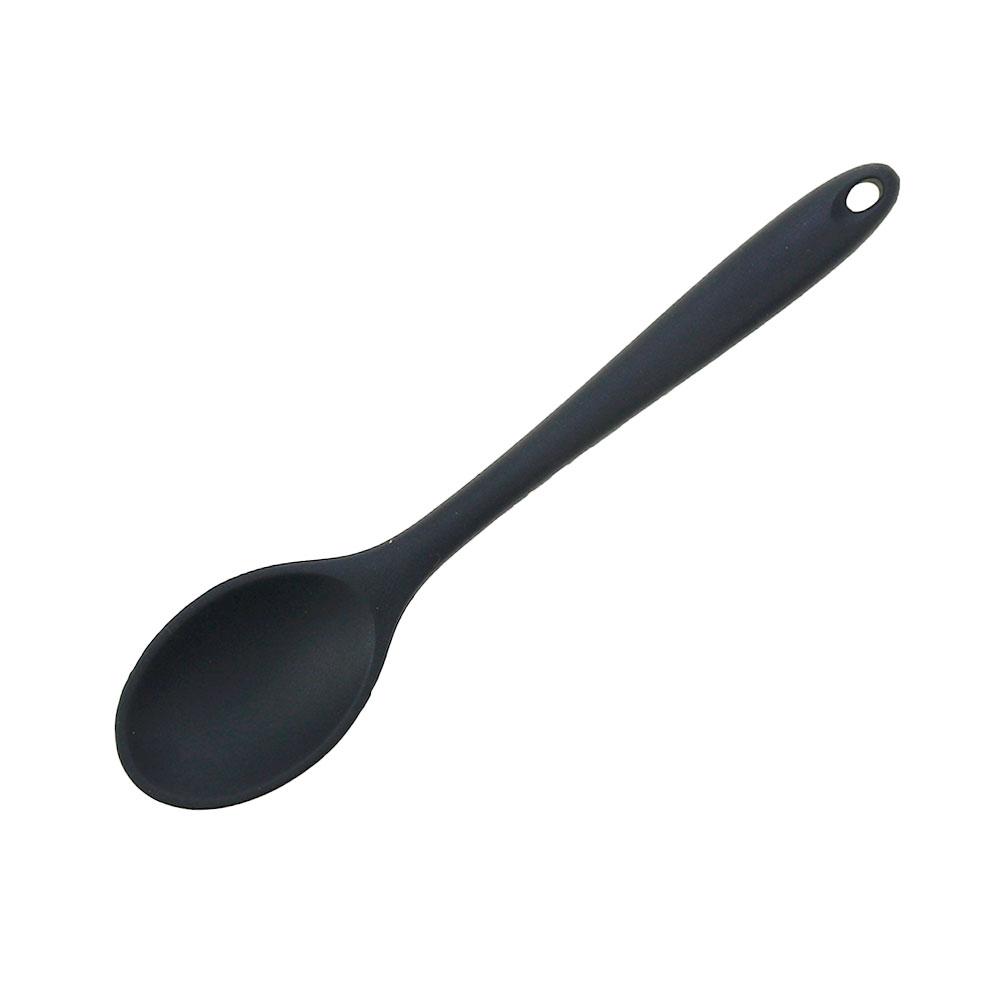 Silicone world Silicone Spoon Mixing Soup Spoons Kitchen Mixing Ladle Cooking Utensils Kitchenware Tool for Stirring and Serving