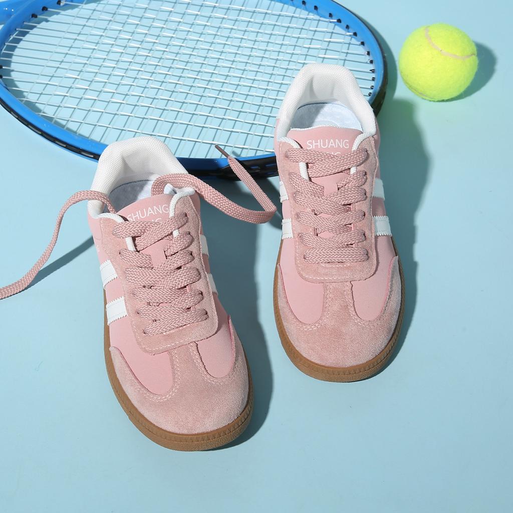 Color Matching Flat-soled German Training Shoes 2025 Spring and Autumn Women's Shoes Comfortable Sports Shoes College Style Men's Board Shoes