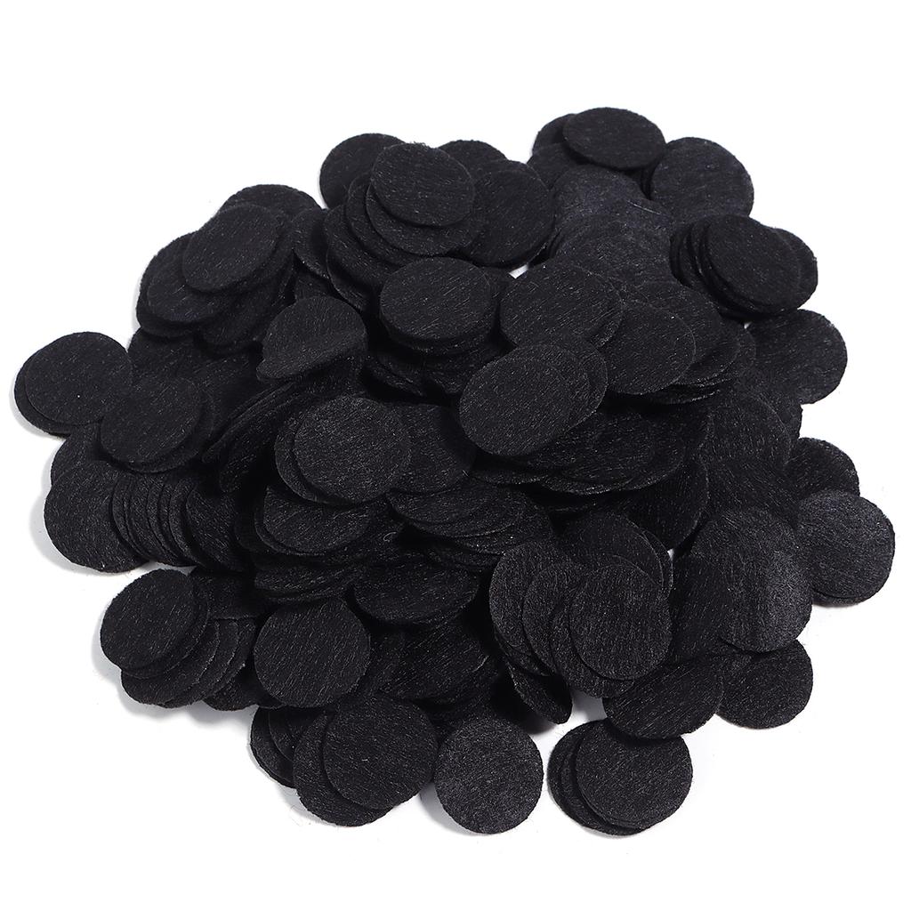 100-300pcs Round Non Woven Felt Circle Pads 15-45mm Colorful Fabric Patches Dots Appliques For DIY Scrapbook Handicrafts Decor