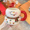 Christmas Gift Christmas Cup Christmas Style Mug Household Ceramic Coffee Cup Couple Best Friend Cup Christmas Tree