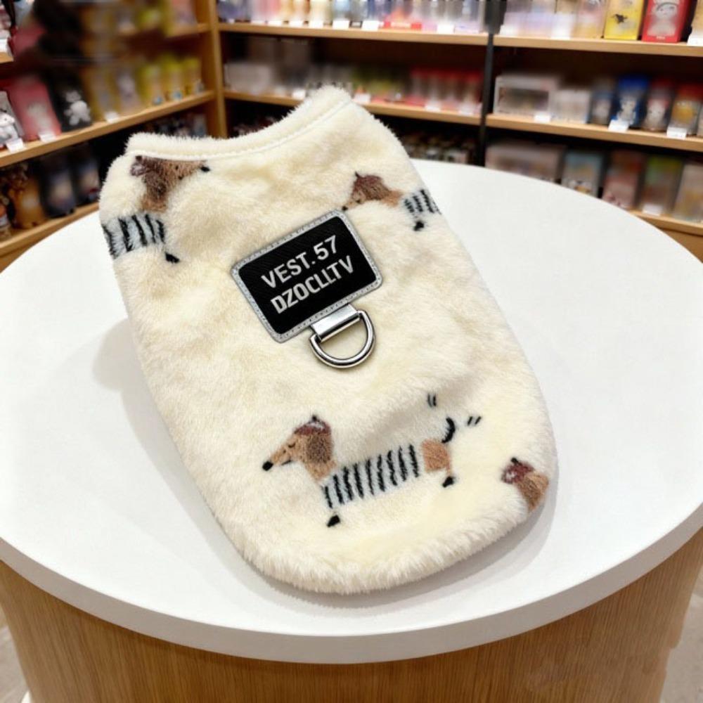 Verdickende Winterwelpenkleidung Fleece Warme Hundeweste Neues Hunde-Sweatshirt Nacktkatze