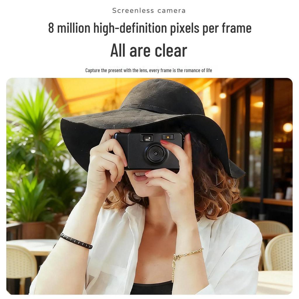 Doldurma Işığı ve Seyahat Filtreleri ile Taşınabilir Mini HD Dijital Kamera – Öğrenciler İçin Mükemmel Başlangıç Seviyesi Kamera