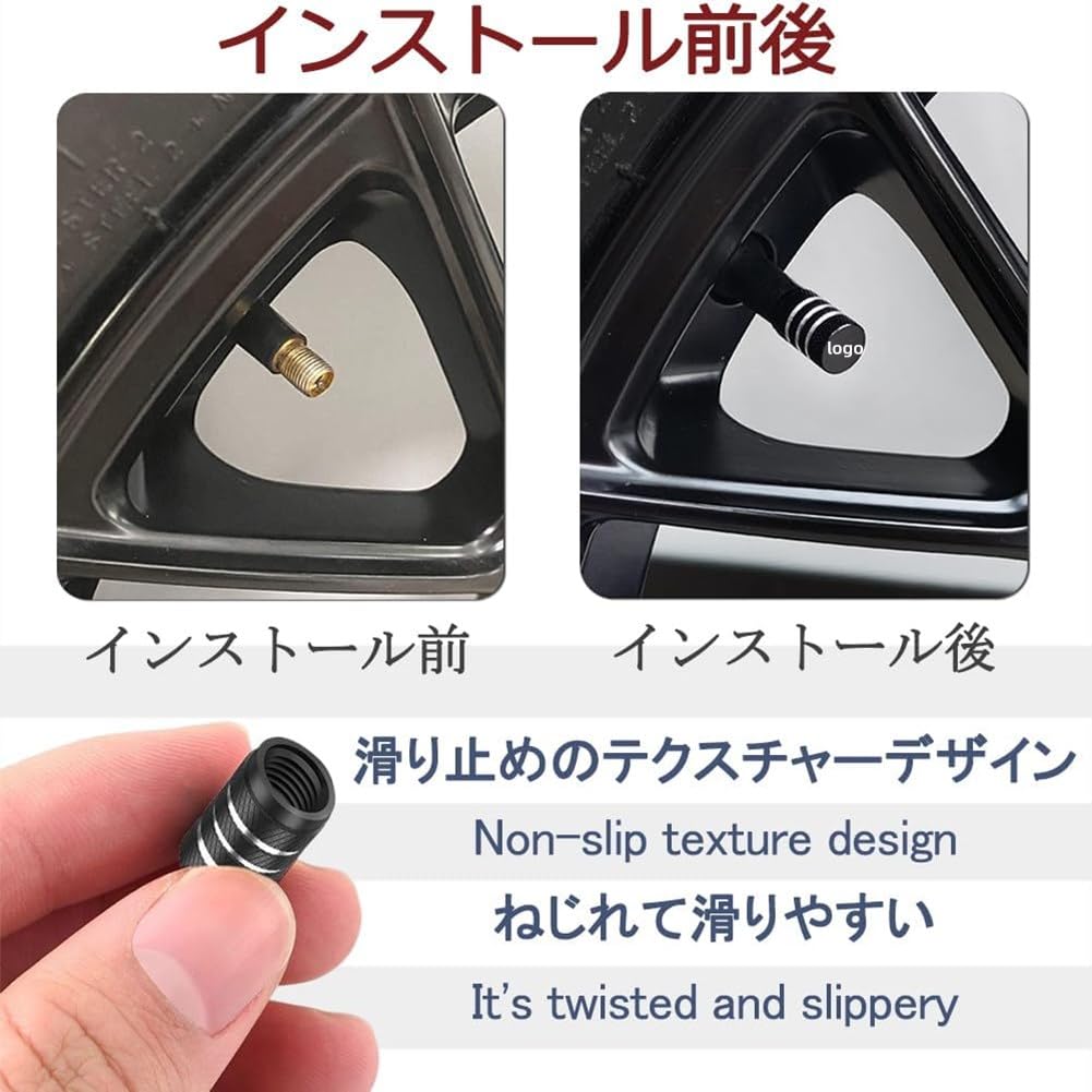 Tappo Valvola Aria Tappo Valvola Pneumatico Auto Set da 5