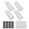 4PCS Floor Vent Covers PVC Magnetic Floor Register Vent Mesh Filter Screen for Wall Ceiling Catches 