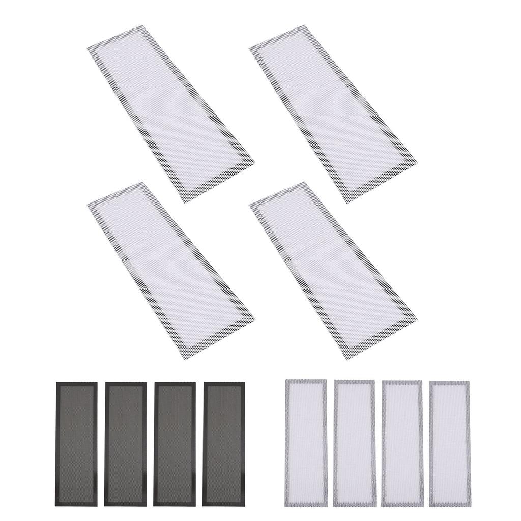 4PCS Floor Vent Covers PVC Magnetic Floor Register Vent Mesh Filter Screen for Wall Ceiling Catches 