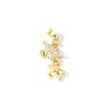 2 Pcs Cubic Zirconia Ocean Charms Turtle Lobster Crab Sun Gold Plated Enamel Micro Pave Brass Pendants For DIY Necklace Making