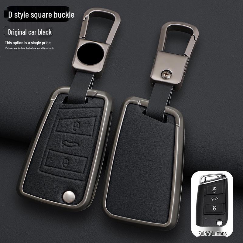 Volkswagen Key Cover Set for Lamando, Tiguan L, Golf 7, Tayron, T-Roc, Tharu, Teramont, Lavida, and Sagitar