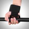 Black Weight Lifting Training Wrist Support Bandage Strap Hook Gym Hook Grip