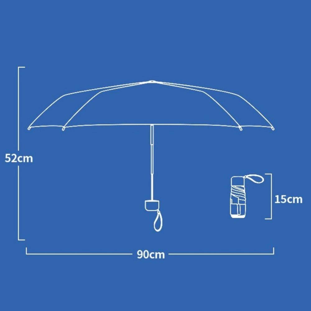 UV Protection Mini Folding Umbrella Full Shade Sun Shade Umbrella New Dual-Use Umbrella Travel Use