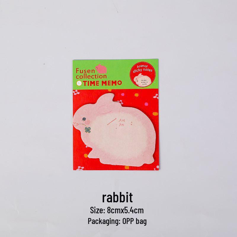 

Korean Cute Animal Cartoon Sticky Note Pad - Student Creative Stationery
