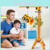 Tower Cranetoy With Remote Control And Sound For Kids Playroom