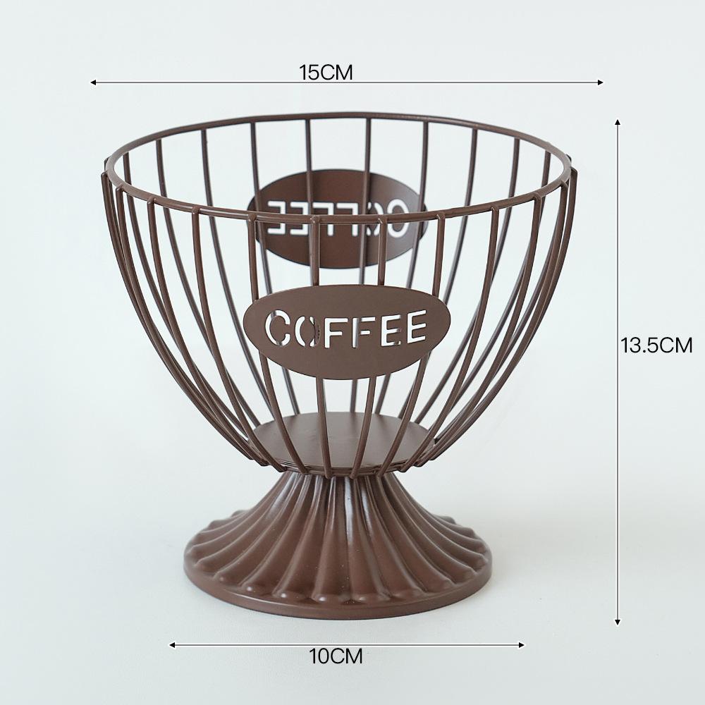 

Light Luxury Snacks Candy Coffee Shop Table Display Home Coffee Capsule Shelf Coffee round