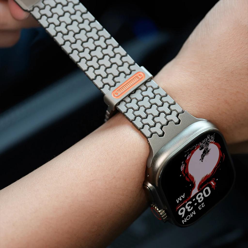 Luxury Metal Band For Iwatch Ultra 3/2 49mm 38 40 41 45 46 44mm Stainless Steel Magnetic Strap For Apple Watch S11 10 9 8 7 SE3