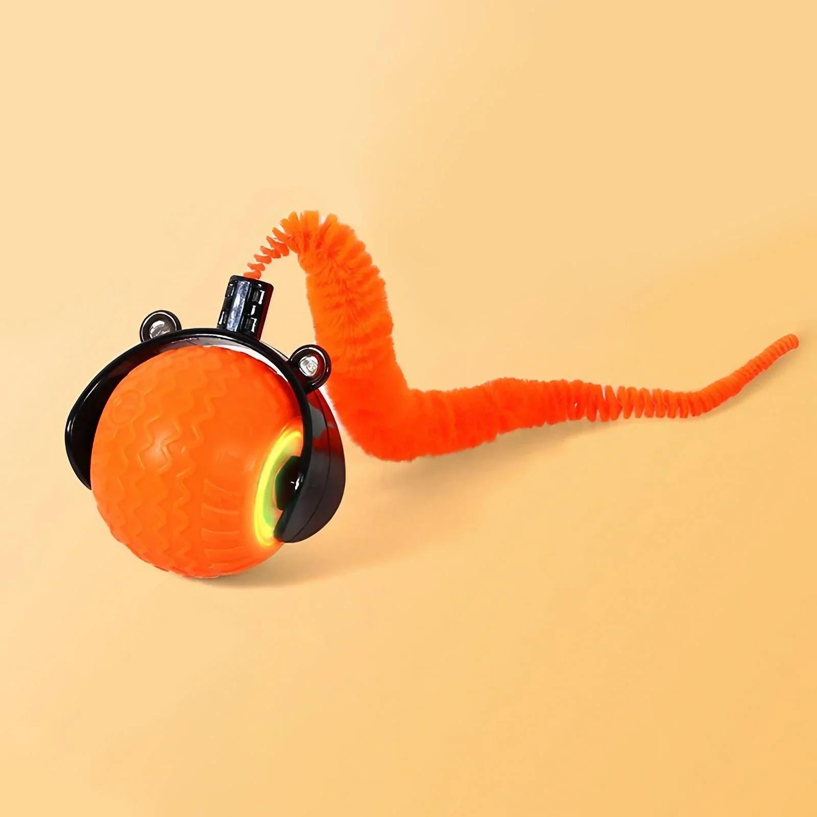 Set of 2! Automatic Rotating LED Ball, Interactive Fun – Your Cat Will Be Obsessed! 2PCS