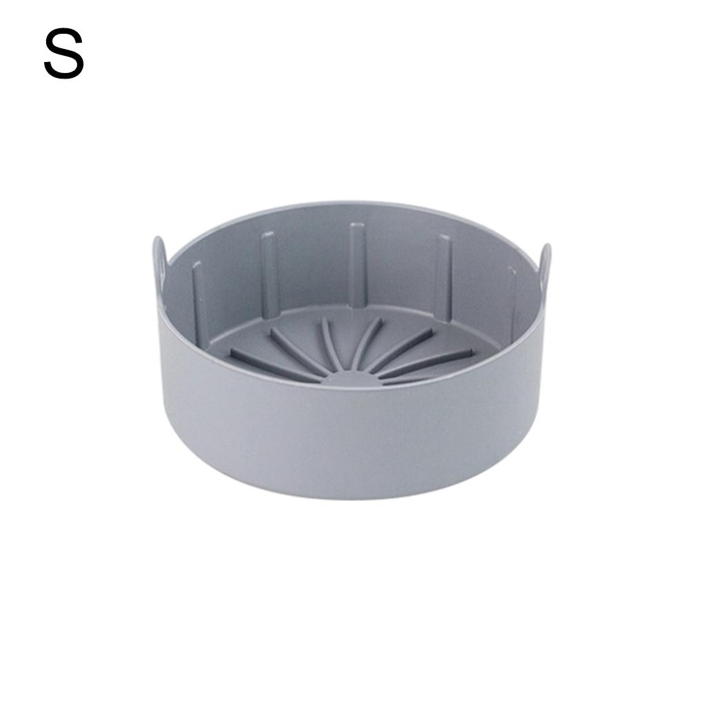 Airfryer Silicone Pot Round Heat Resistant Basket Plate Microwave Oven Liners Replacement Kitchen Cooker Baking Accessories