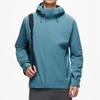 Anta Champion Outdoor Series Solid Color Zip-Up Hooded Comfortable Breathable Versatile Waterproof Jacket Men Jacket Dark-Blue 152510626-4