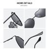 Damen Ausgefallene Accessoires Metallrahmen 90er Brille Herzförmige Sonnenbrille Herz Sonnenbrille Shades