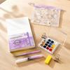 Mini Paint Pigment Box Foldable Travel Painting Tray Watercolor Paint Palette  Travel
