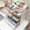 Transparent Desk Organizer Drawer for Cosmetics and Stationery
