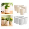 5 Pieces Plant Pots 1.4 L Practical Home Decoration Containers Flower for Backyard Office