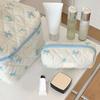 3Pcs Large Cosmetic Pouch Makeup Bags with Sweet Bows Design Storage Organizer For Storing Cosmetics And Toiletries